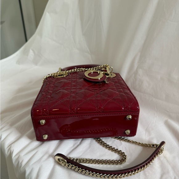 Dior Red Mini Bag with Gold Accents - Picture 2 of 9